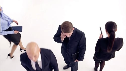 In the Corridors of the Business Center