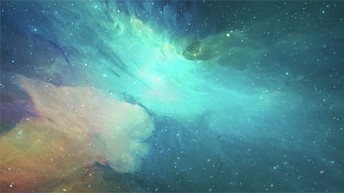 Bright Space Nebula