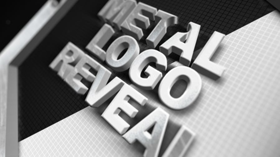 Cover for Metallic Text/Logo Reveal