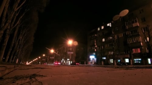 Traffic Street Road Night City