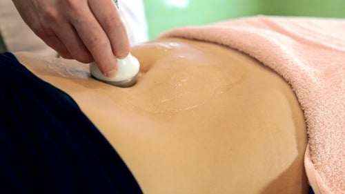 Abdomen Ultrasound Treatment in a Clinical Setting