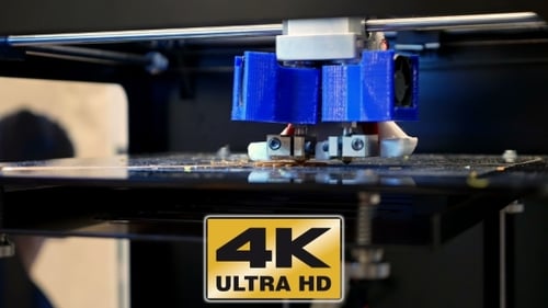 Dreidimensionaler Kunststoff-3D-Drucker im Labor