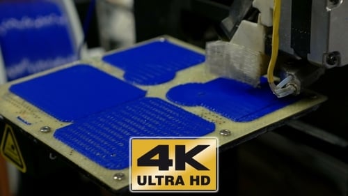 Three Dimensional Plastic 3d Printer In Laboratory
