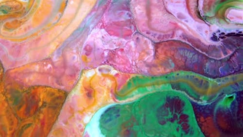 Abstract Colorful Fluid Design Motion Background