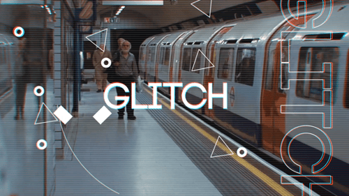 Fast Glitch Logo Opener