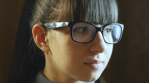 Girl with Glasses Close-up Portrait Indoors