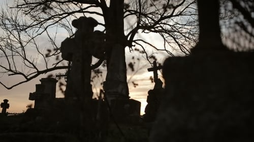 Old Graveyard With Ancient Crosses 4