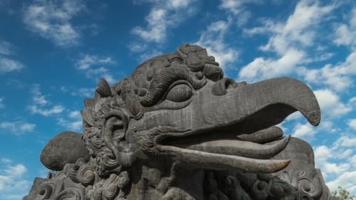 La tête de l'oiseau Garuda à Bali, Indonésie