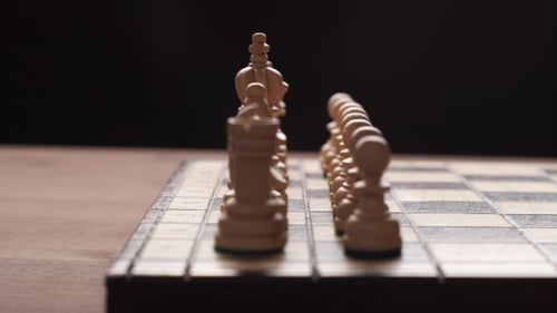 Single Pawn Moves Forward on Chess Board