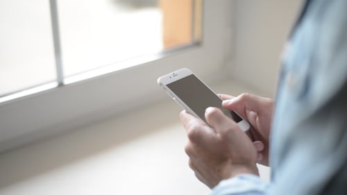 Smartphone Use Near Window