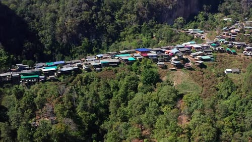 Phu Pha Mok Ban Jabo Village in Mae Hong Son Thailand