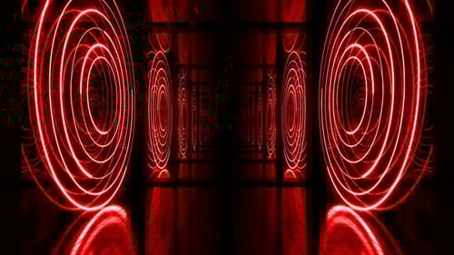 Bucle de túnel rojo