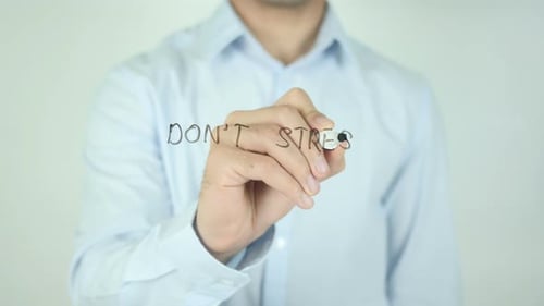 Don't Stress, Writing On Screen