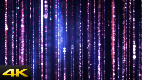 Abstract Falling Light Particle Streams Background Loop