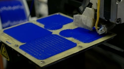 Dreidimensionaler Kunststoff-3D-Drucker im Labor