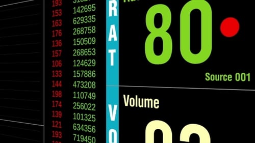 Big Data Digital Display Analysis Graph And Values
