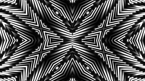 Neonweiße Linien abstrakt