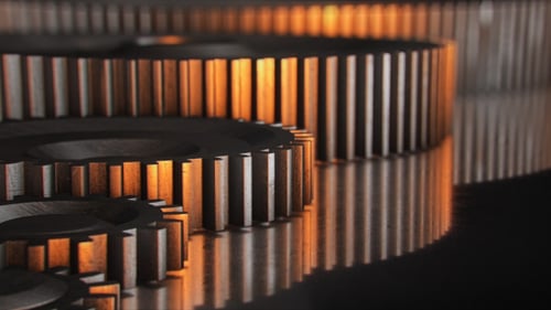 Interlocking Gears Rotating Loop for Technology and Industry