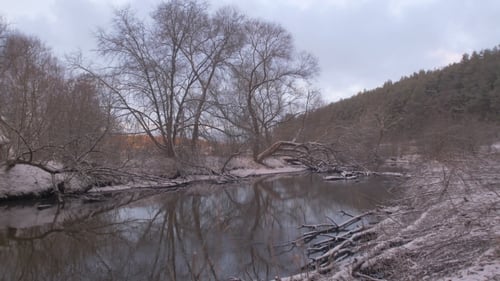 Dawn Paints a Beautiful River Landscape