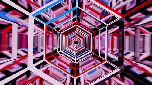 Rotated Sci Fi Tunnel Vj Loop HD