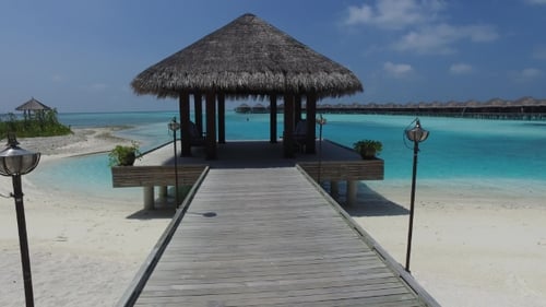 Patio Or Terrace With Canopy On Beach Sea Shore 9