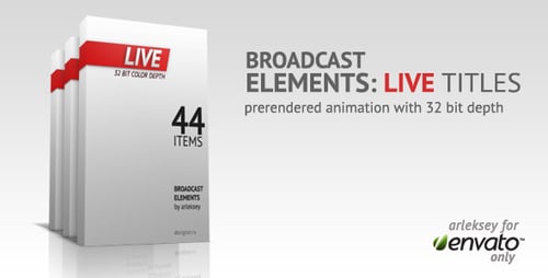Broadcast Elements: LIVE titles (bundle)