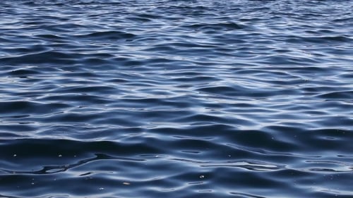 Waves On Lake Water Surface