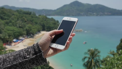 Smartphone At Sea View