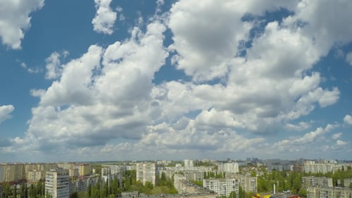 Storm Clouds Come into City