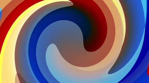 Vibrant Fluid Gradient Swirl Abstract Background Loop
