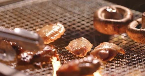 Essen am Barbecue Fire