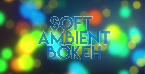 Soft Ambient Bokeh Light Background Loops