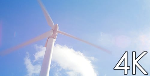 Elektrische Windmühle