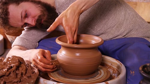 Creation of Traditional Clay Pot