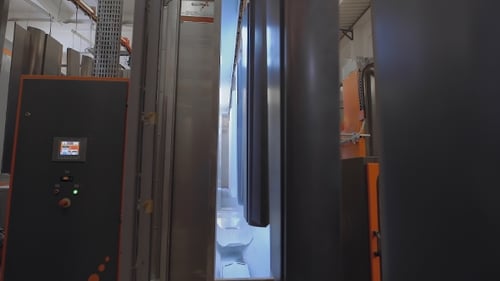 Automatic Line Of Powder Coating Of Metal Products.