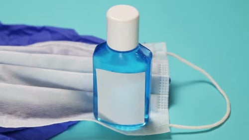 Medical Hand Sanitizer with Mask and Gloves