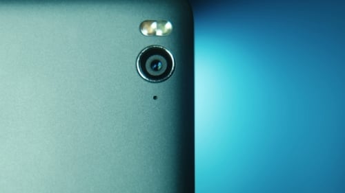 Close Up of a Cell Phone Camera
