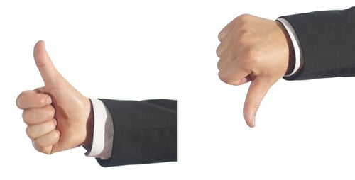 Thumbs Up And Thumbs Down