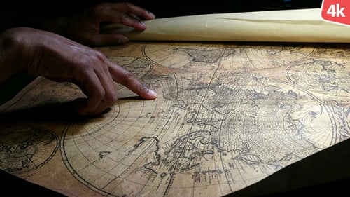 Vintage Old Map 186