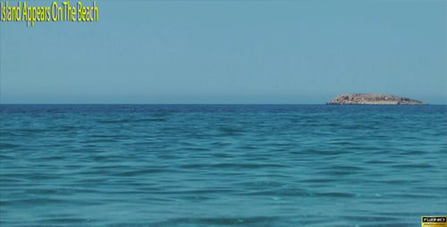 Island Appears On The Beach