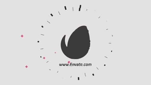 Abstract Glitch Digital Logo Reveal