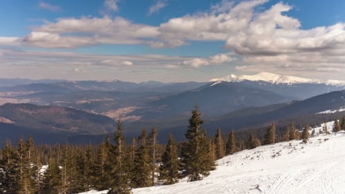 Winter In The Mountains.