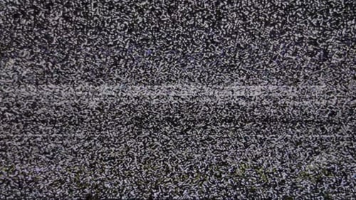 Ruído de TV analógica real