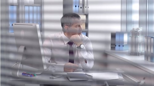 Thinking of Businessman to the Solve Complex Business Problems