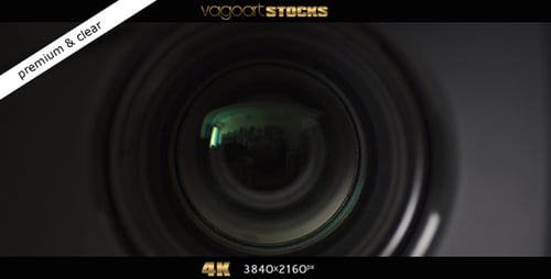 Projector Lens Close Up