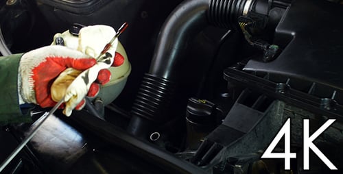 Inspektion des Motoröls