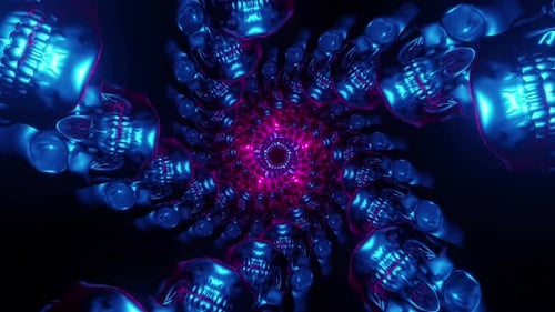Skull Dance Tunnel 02 Hd