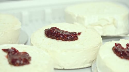 Preparing Jam Cakes