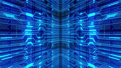 Abstract Digital Lines Economy Stock