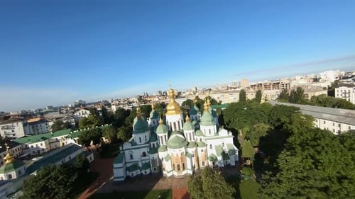 FPV Drone Footage of Fly Over St